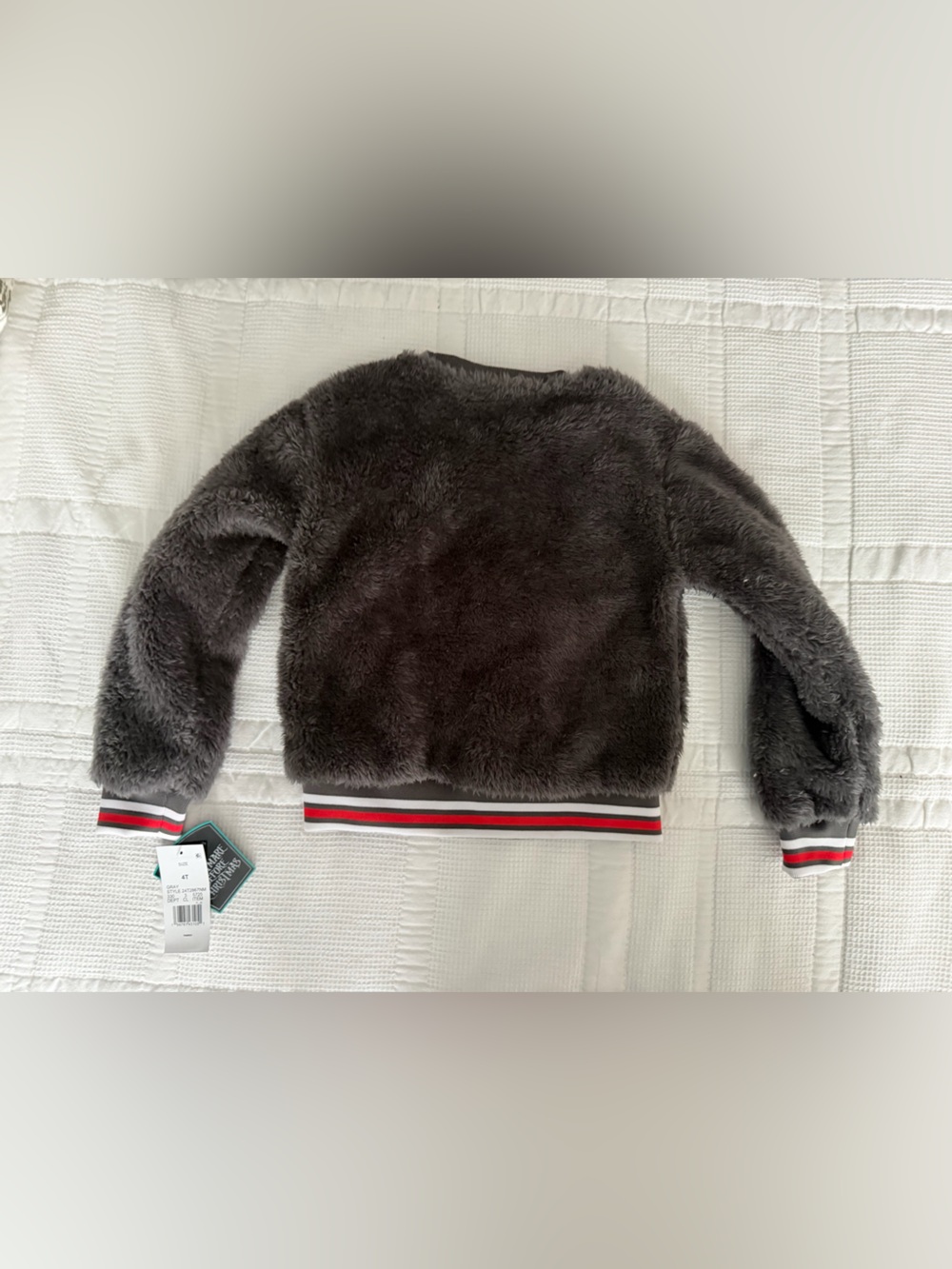 Disney Nightmare Before Christmas Jack Skellington Sherpa Pullover NWT 4T - Picture 6 of 7